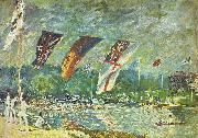 Alfred Sisley Regatta in Molesey oil